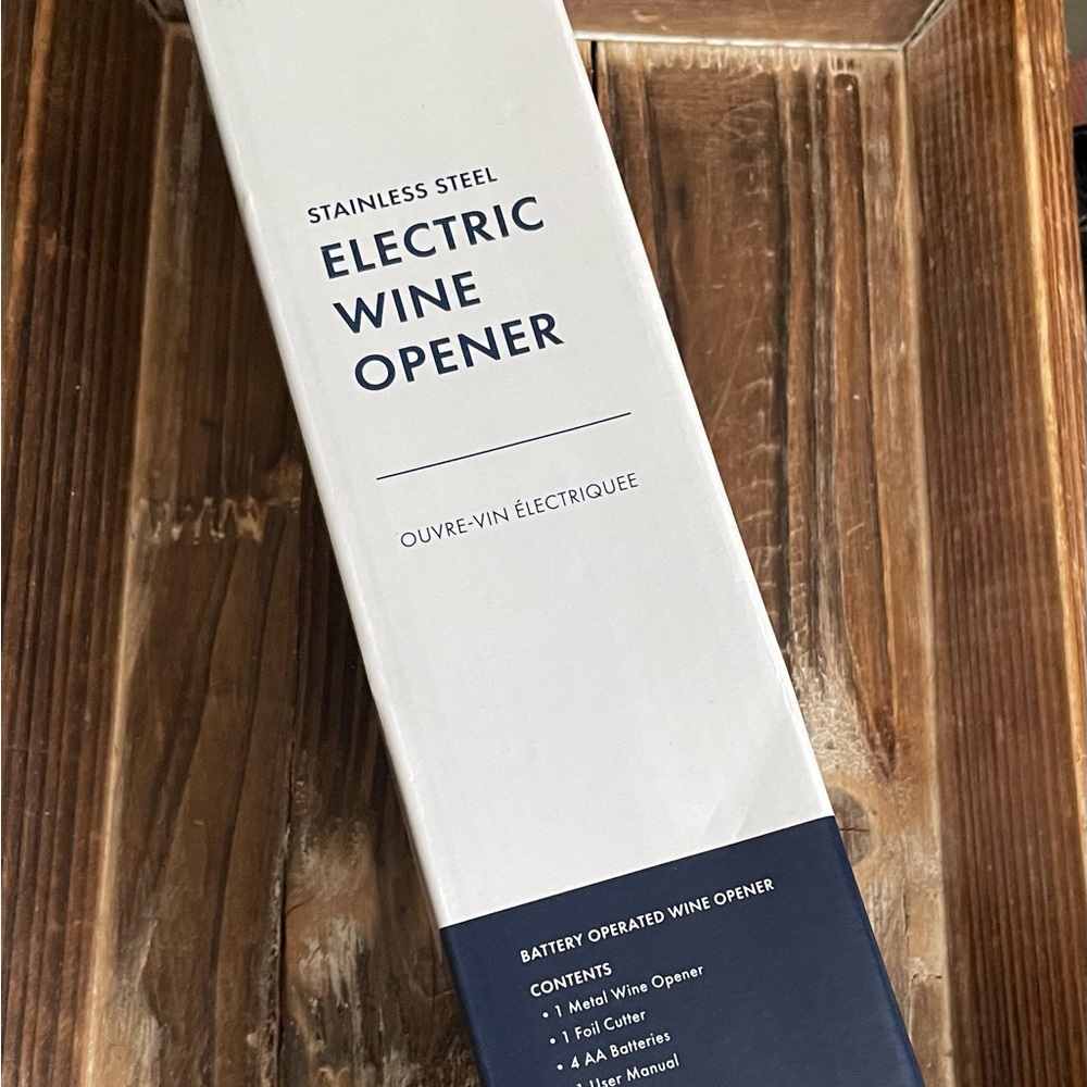 Mark & Graham Stainless Steel Electric Wine Opener